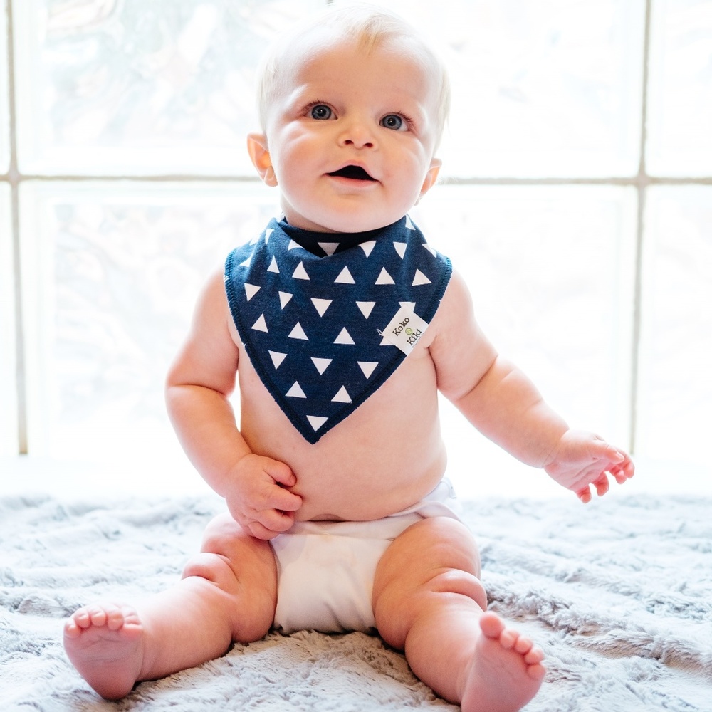 π£ 8-pack baby/toddler Organic Bandana Bib Set π£ - Picture 3 of 8